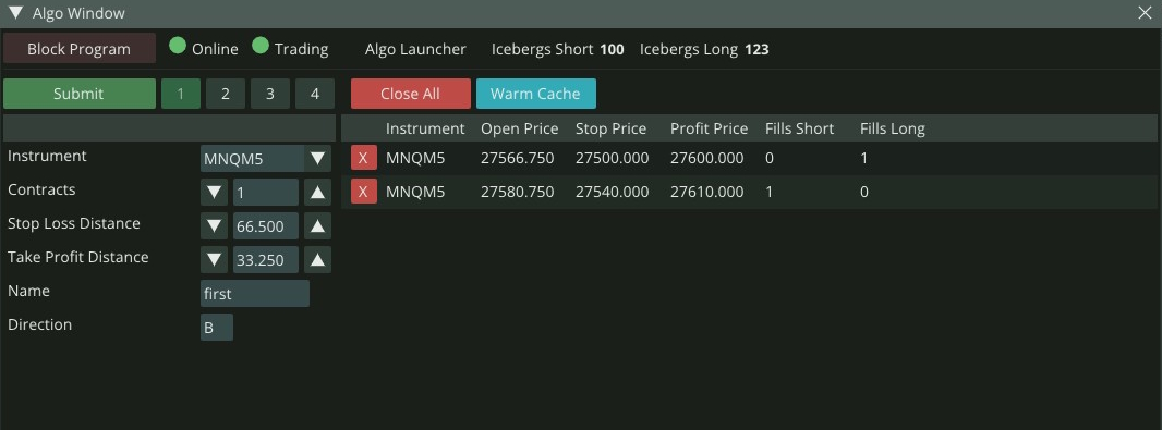 Algo Controls